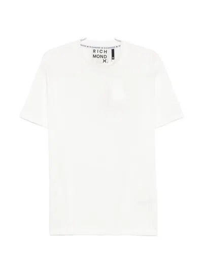 John Richmond Round-neck T-shirt In Neutral