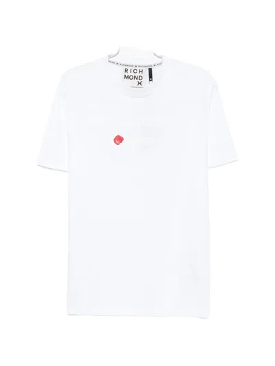 John Richmond Round-neck T-shirt In White