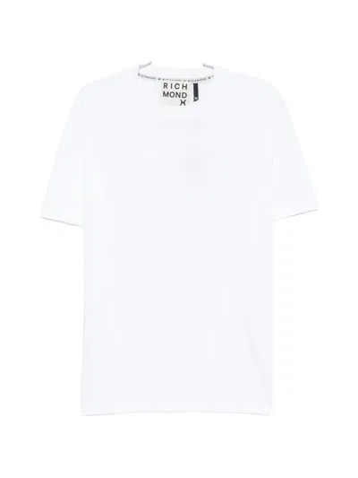 John Richmond Round-neck T-shirt In White