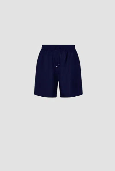 John Richmond Shorts Man Navy Blue