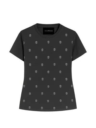 John Richmond Short-sleeved T-shirt In Gray