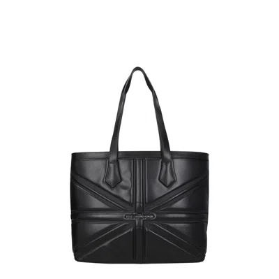 John Richmond Shoulder Bags Women Polyurethane Black