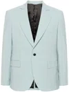 John Richmond Single-breasted Wool-blend Blazer In Blue
