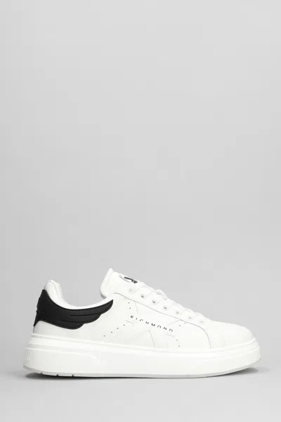 John Richmond Trainers In White Leather