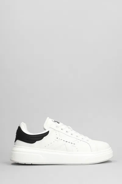 John Richmond Sneakers In White Leather