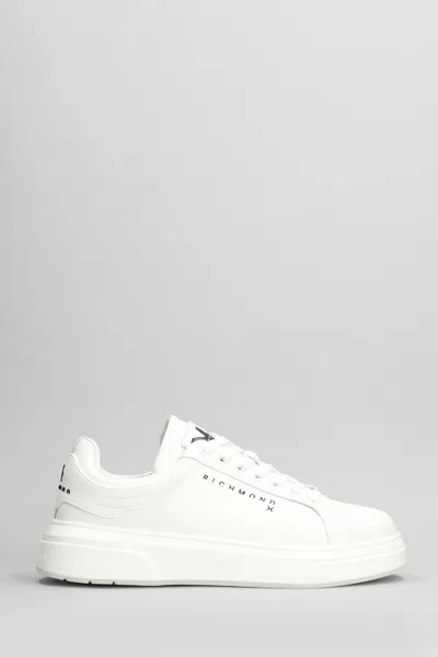 JOHN RICHMOND SNEAKERS IN WHITE LEATHER