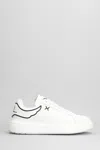 JOHN RICHMOND SNEAKERS IN WHITE LEATHER