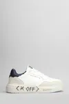 JOHN RICHMOND trainers IN WHITE SUEDE AND LEATHER