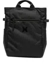 John Richmond Structured Black Minimalist Bag With Clean Detailing In Black