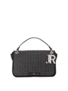 John Richmond Studded Magnetic Shoulder Bag In Negro