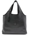John Richmond Studded Tote Bag In Black