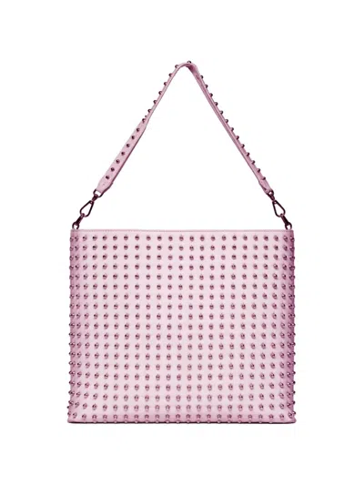 John Richmond Stud-embellished Tote Bag In White