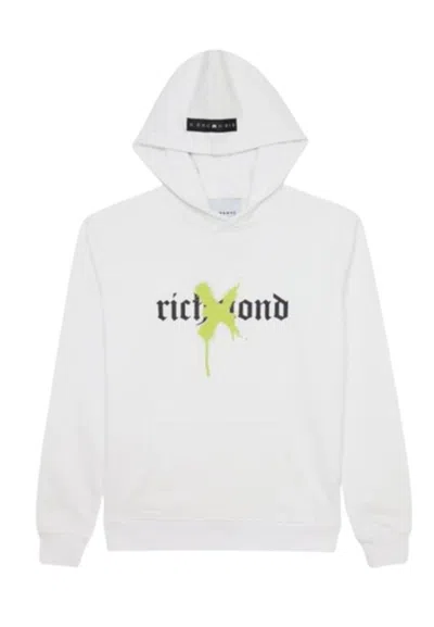 John Richmond Sweatshirt In Bianco