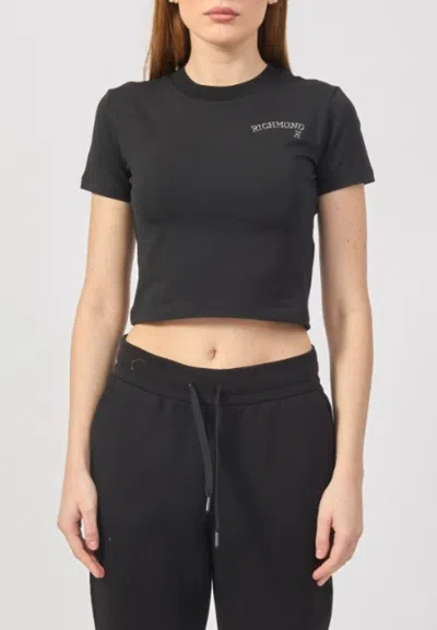 John Richmond John  Richmond T-shirt In Black