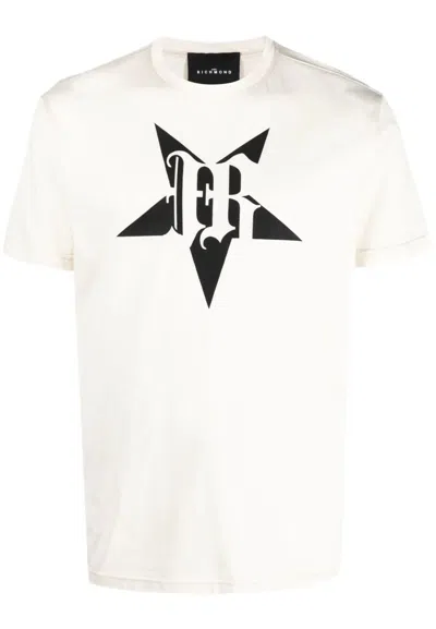 John Richmond T-shirt Syste In Bianco
