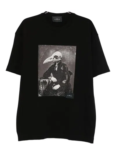 JOHN RICHMOND JOHN RICHMOND CREW NECK T-SHIRT WITH PRINT