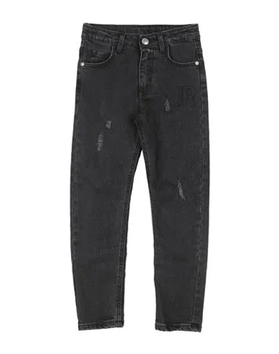 John Richmond Babies'  Toddler Boy Jeans Black Size 6 Cotton, Elastane