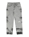 John Richmond Toddler Boy Jeans Grey Size 6 Cotton In Gray