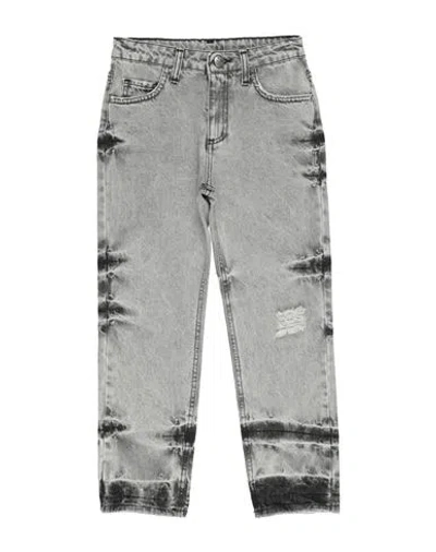John Richmond Babies'  Toddler Boy Jeans Grey Size 6 Cotton In Gray