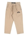 John Richmond Toddler Boy Pants Sand Size 6 Cotton, Elastane In Metallic