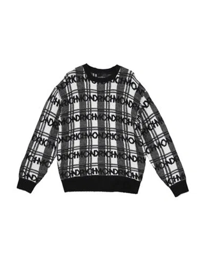 John Richmond Babies'  Toddler Boy Sweater Black Size 6 Polyester, Acrylic, Wool, Elastane