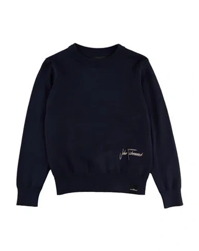 John Richmond Babies'  Toddler Boy Sweater Navy Size 6 Viscose, Nylon In Blue