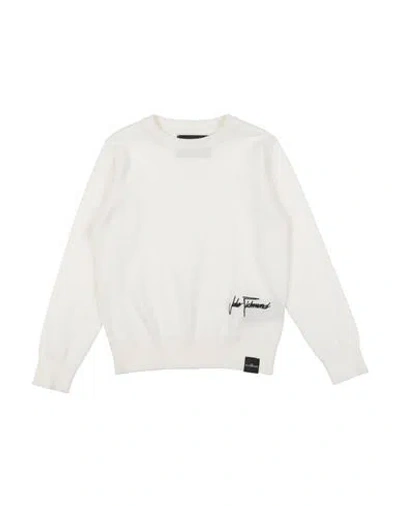 John Richmond Babies'  Toddler Boy Sweater Off White Size 6 Viscose, Nylon