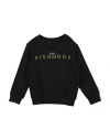 John Richmond Toddler Boy Sweatshirt Black Size 4 Cotton In Black
