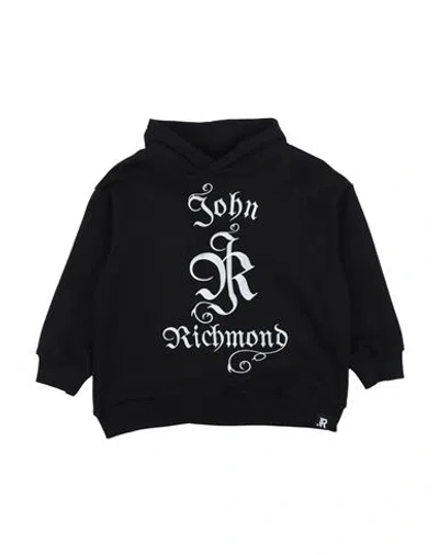John Richmond Kids'  Toddler Boy Sweatshirt Black Size 6 Cotton