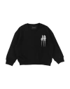 John Richmond Toddler Boy Sweatshirt Black Size 6 Cotton, Polyester In Black