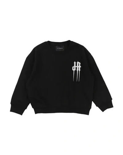John Richmond Babies'  Toddler Boy Sweatshirt Black Size 6 Cotton, Polyester