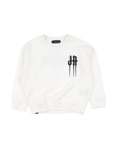 John Richmond Babies'  Toddler Boy Sweatshirt White Size 6 Cotton, Polyester