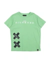 John Richmond Babies'  Toddler Boy T-shirt Light Green Size 6 Cotton