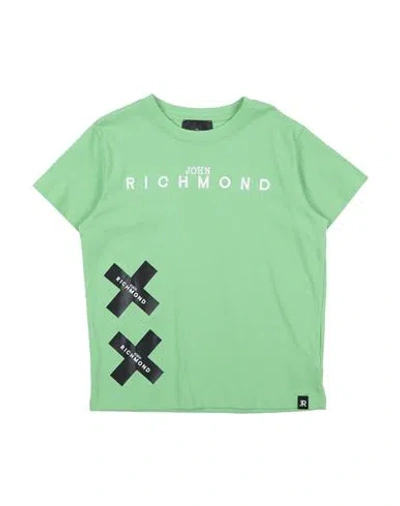 John Richmond Babies'  Toddler Boy T-shirt Light Green Size 6 Cotton