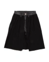 John Richmond Toddler Girl Denim Shorts Black Size 4 Polyester In Black
