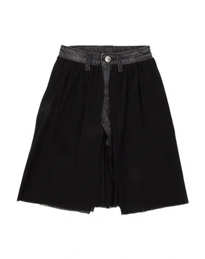 John Richmond Babies'  Toddler Girl Denim Shorts Black Size 4 Polyester