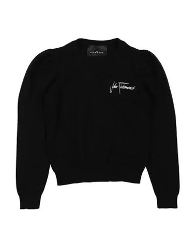 John Richmond Babies'  Toddler Girl Sweater Black Size 6 Viscose, Polyester, Polyamide
