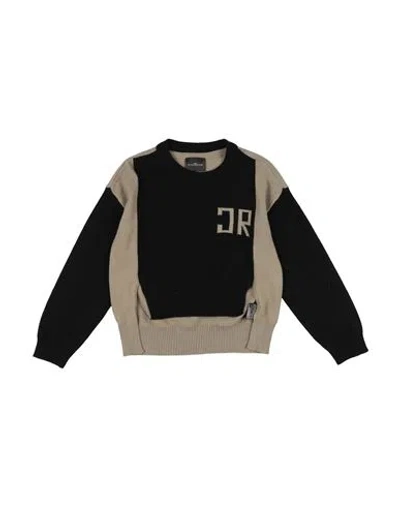 John Richmond Babies'  Toddler Girl Sweater Khaki Size 6 Nylon, Viscose, Merino Wool, Cashmere In Black