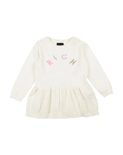 John Richmond Babies'  Toddler Girl Sweater Off White Size 4 Viscose, Polyester, Nylon