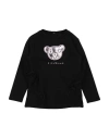 John Richmond Babies'  Toddler Girl Sweatshirt Black Size 3 Cotton, Polyester