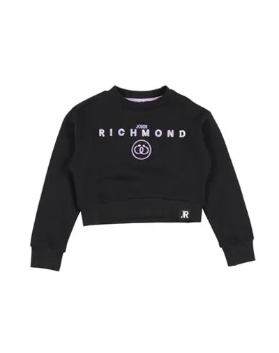 John Richmond Babies'  Toddler Girl Sweatshirt Black Size 6 Cotton
