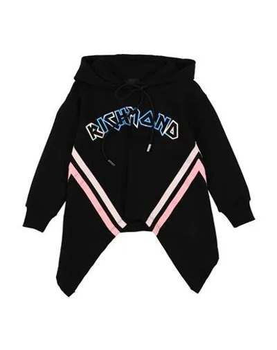 John Richmond Babies'  Toddler Girl Sweatshirt Black Size 6 Cotton, Elastane