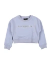 John Richmond Babies'  Toddler Girl Sweatshirt Light Blue Size 4 Cotton, Polyester
