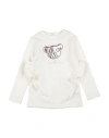 John Richmond Toddler Girl Sweatshirt Off White Size 3 Cotton, Polyester In White