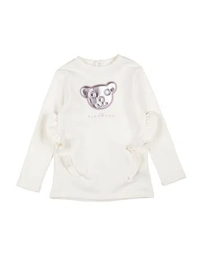 John Richmond Babies'  Toddler Girl Sweatshirt Off White Size 3 Cotton, Polyester