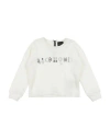 John Richmond Toddler Girl Sweatshirt Off White Size 4 Cotton, Elastane In White