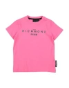 John Richmond Babies'  Toddler Girl T-shirt Fuchsia Size 5 Cotton, Lycra In Pink
