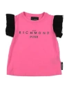 John Richmond Babies'  Toddler Girl T-shirt Fuchsia Size 6 Cotton In Pink