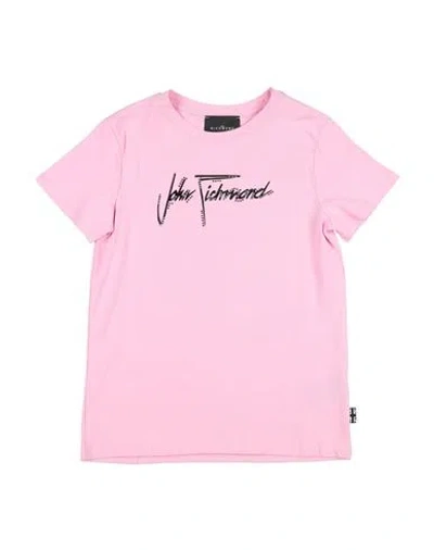 John Richmond Babies'  Toddler Girl T-shirt Pink Size 6 Cotton, Elastane