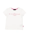 John Richmond Babies'  Toddler Girl T-shirt White Size 6 Cotton, Lycra